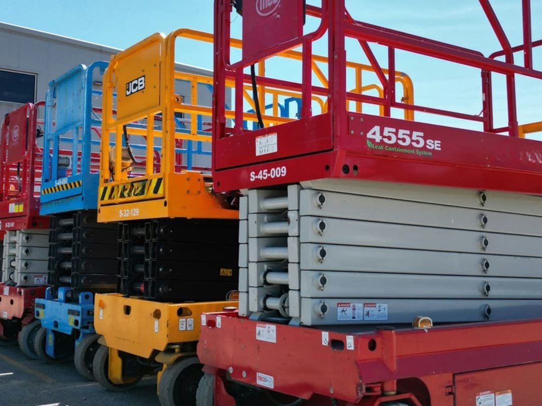 Equipment components prepared for shipment.